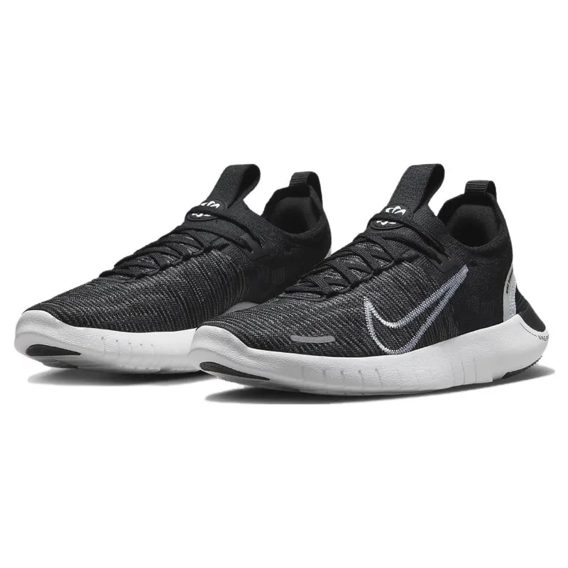Women Shoes Running Nike - Nike Free RN Black White Women