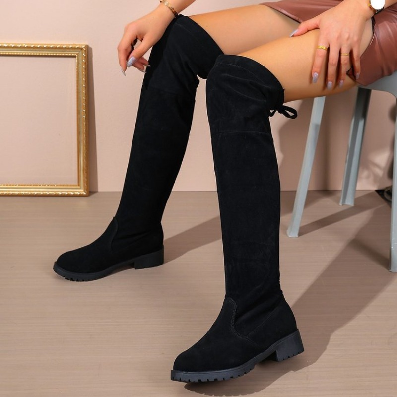 Women Over‑the‑Knee Boots Sued - Sock Boot Women recension och pris