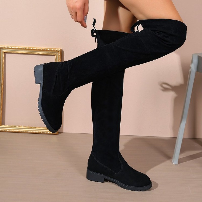 Women Over‑the‑Knee Boots Sued - Sock Boot Women recension och pris