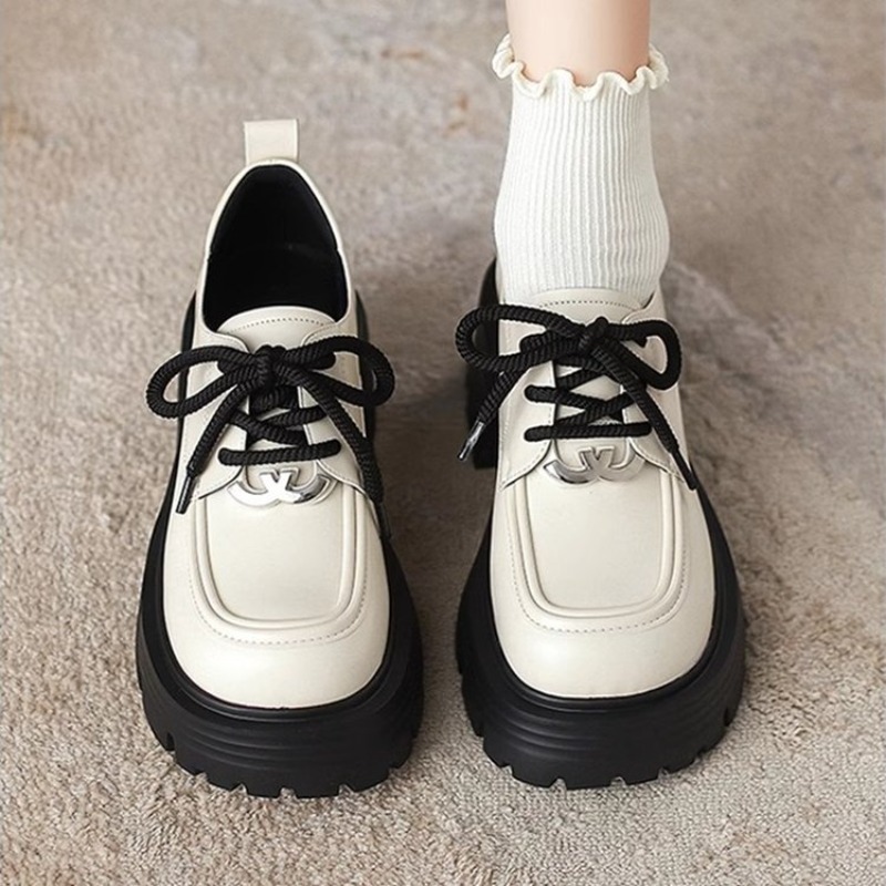 Women White Platform Oxford Sh - Oxford Lace Up Women recension och pris