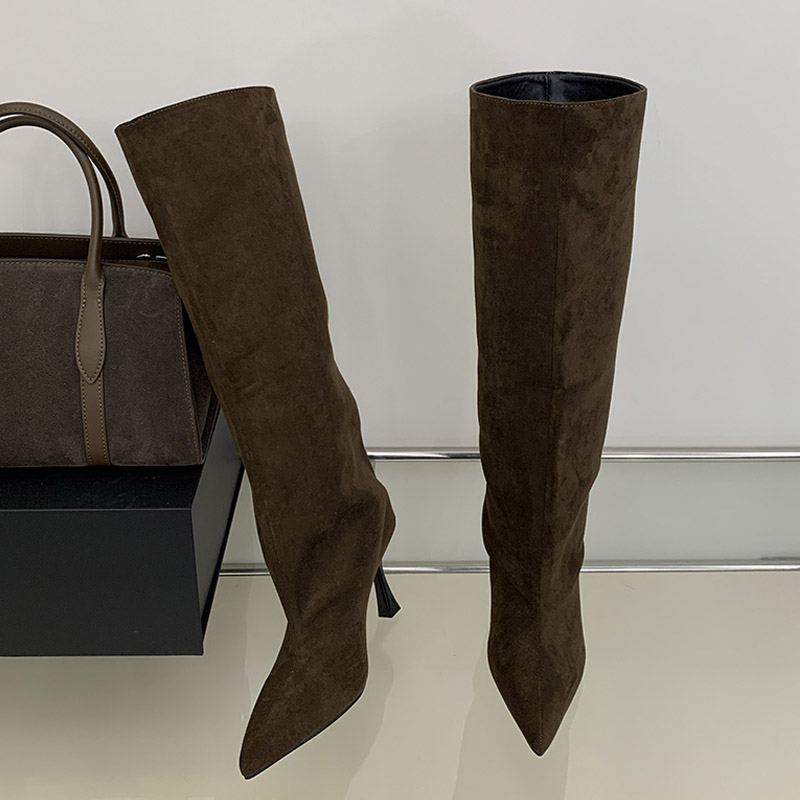 Eilyken Winter Retro Design Po - Knee High Boots Women recension och pris