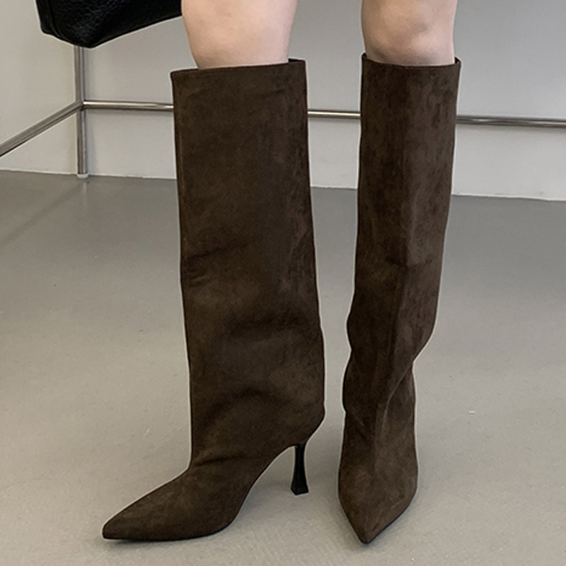 Eilyken Winter Retro Design Po - Knee High Boots Women recension och pris