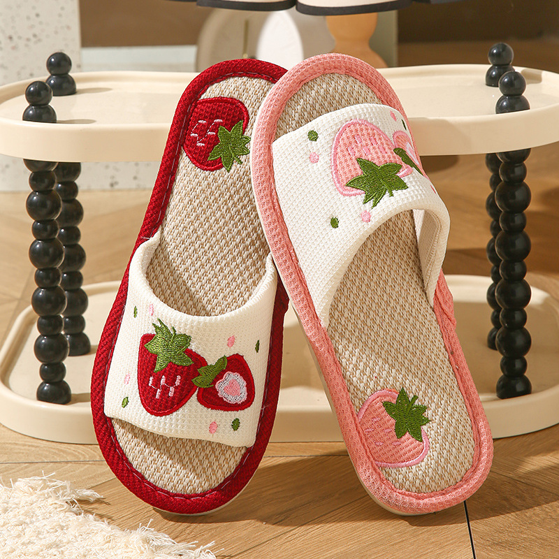 Strawberry Linen Women Slipper - Mule Slip On recension och pris