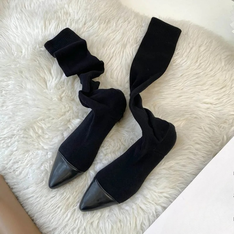 High Knee Sock Shoes 2025 New  - Sock Boot Women recension och pris