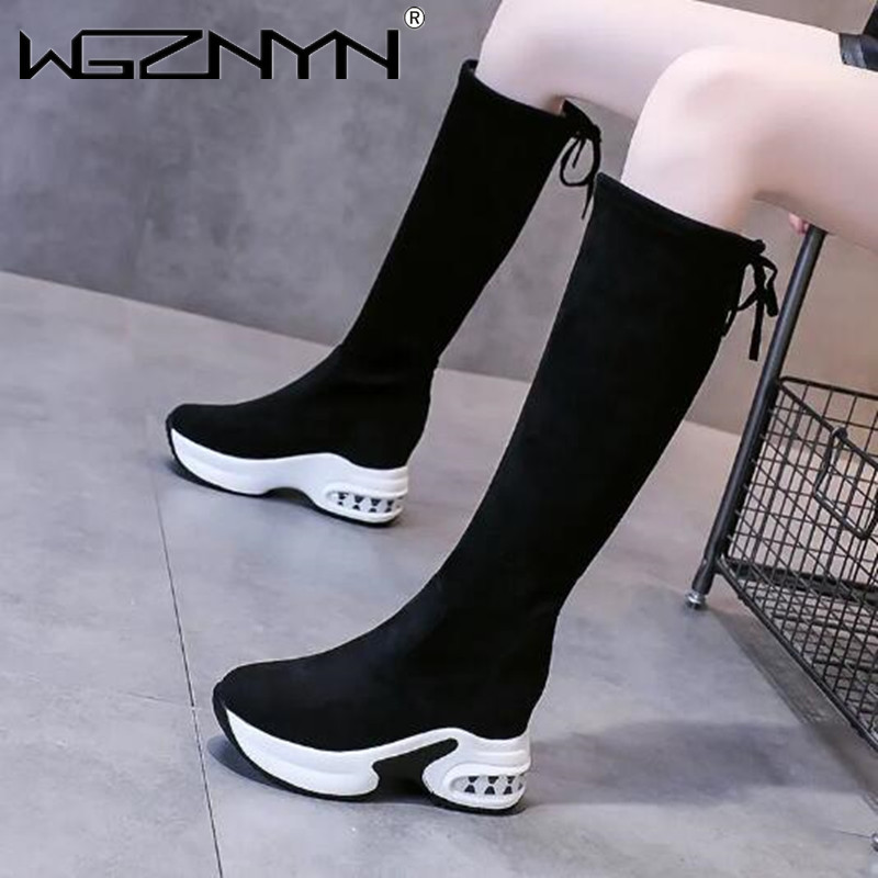 Winter Warm Chunky Platform Lo - Knee High Boots Women recension och pris