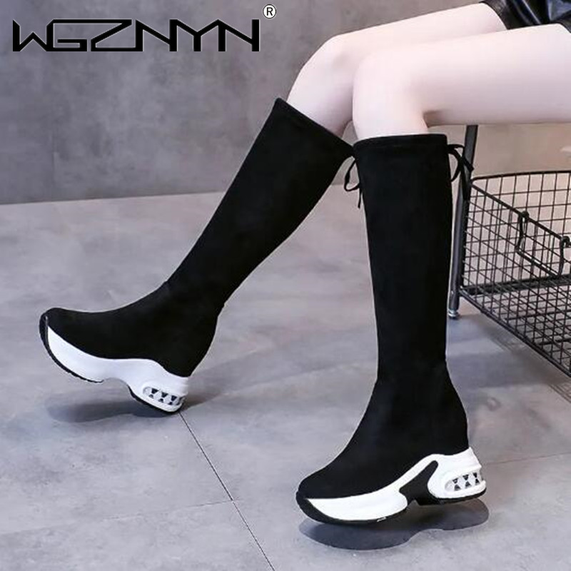 Winter Warm Chunky Platform Lo - Knee High Boots Women recension och pris