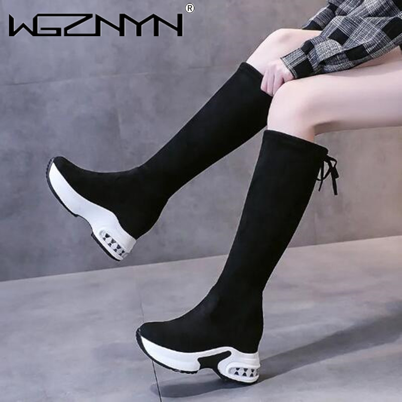 Winter Warm Chunky Platform Lo - Knee High Boots Women recension och pris
