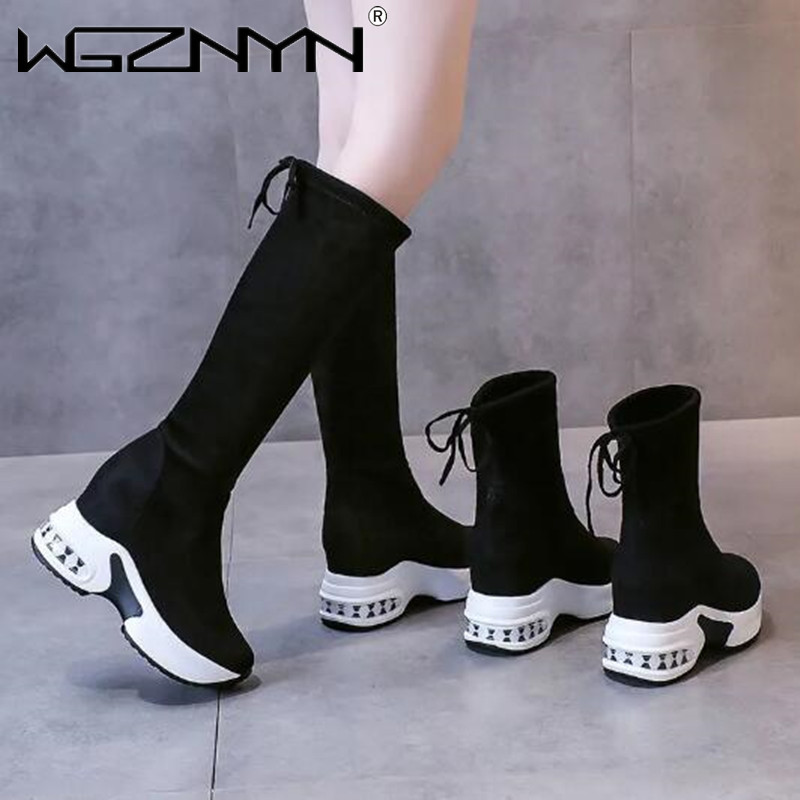 Winter Warm Chunky Platform Lo - Knee High Boots Women recension och pris